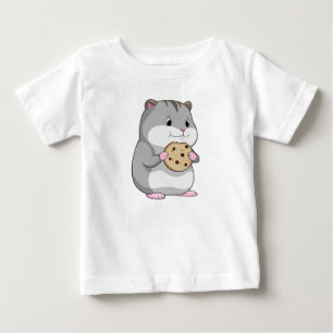 Hamster with Cookie Baby T-Shirt