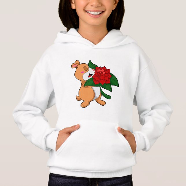 Hamster with Flower Rose (Front)