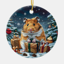 Hamster With Gifts Christmas