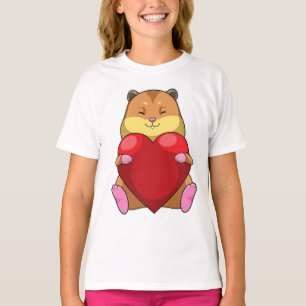 Hamster with Heart T-Shirt
