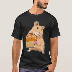 Hamster with Muffin T-Shirt