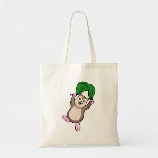 Hamster with Parachute Tote Bag (Front)