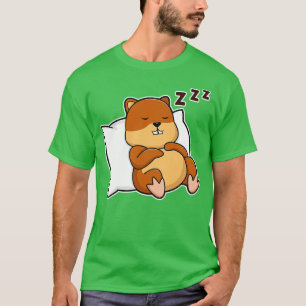 Hamster with Pillow T-Shirt