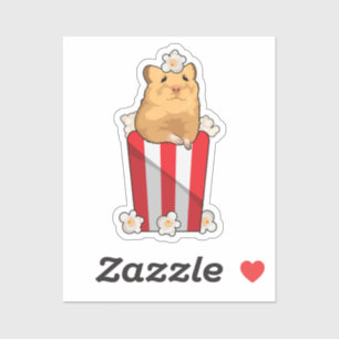 Hamster with Popcorn