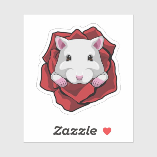 Hamster with Rose (Sheet)