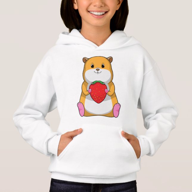 Hamster with Strawberry (Front)