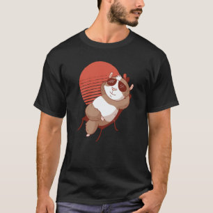 Hamster with sunglasses and sun for men women chil T-Shirt