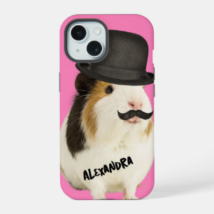 Hamster with Top Hat Fun Animal iPhone 15 Case