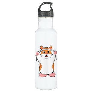 Hamster with Towel 710 Ml Water Bottle