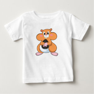 Hamster with Walnut Baby T-Shirt