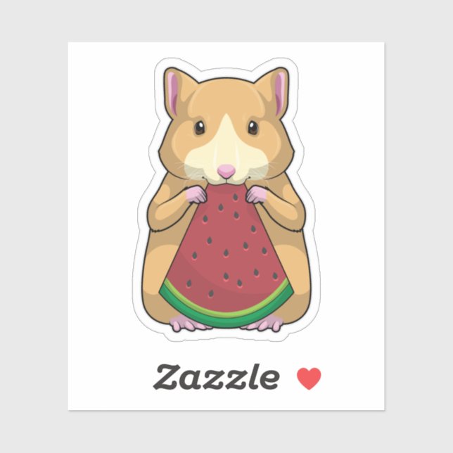 Hamster with Watermelon (Sheet)