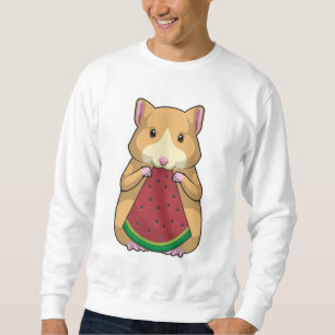 Hamster with Watermelon Sweatshirt