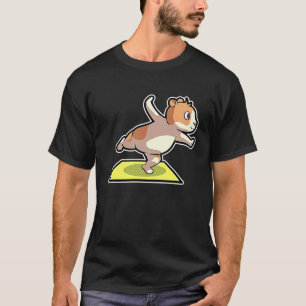 Hamster Yoga Poses Sport Gymnastics Ohm Heartbeat T-Shirt