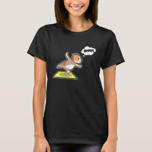 Hamster Yoga Poses Sport Gymnastics Ohm Heartbeat T-Shirt