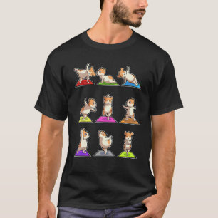 Hamster Yoga Poses Sport Gymnastics Ohm Heartbeat T-Shirt