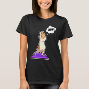Hamster Yoga Poses Sport Gymnastics Ohm Heartbeat  T-Shirt