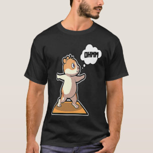 Hamster Yoga Poses Sport Gymnastics Ohm Heartbeat T-Shirt