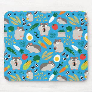 Hamsters And Their Treats Mouse Mat