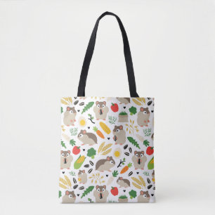 Hamsters And Their Treats Tote Bag