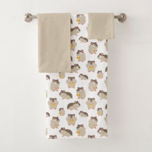 Hamsters Bath Towel Set