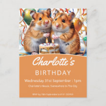 Hamsters Birthday Party