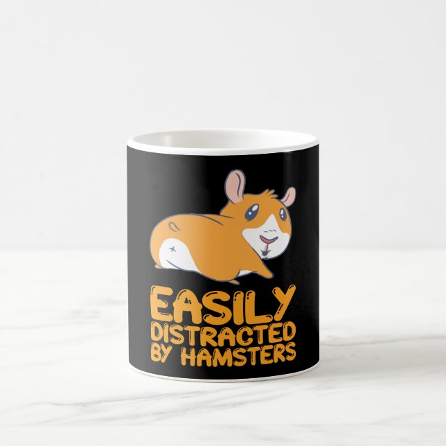 Hamsters - Easily Distracted By Hamsters Coffee Mug (Center)