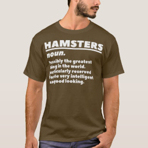 Hamsters Noun Definition Guinea Pig Hamster Lover T-Shirt