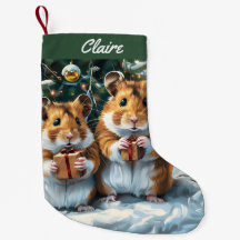 Hamsters With Gifts Christmas