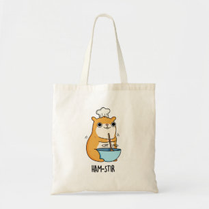 Hamstir Cute Chef Hamster Pun Tote Bag