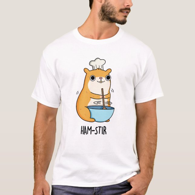 Hamstir Funny Hamster Pun  T-Shirt (Front)