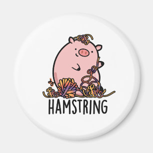 Hamstring Cute Pig Pun Magnet