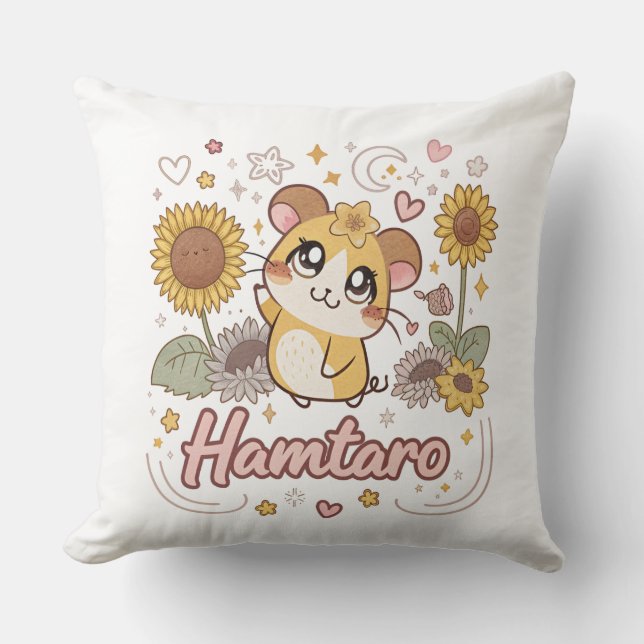 Hamtaro – The Beloved Cartoon Characte Cushion (Front)