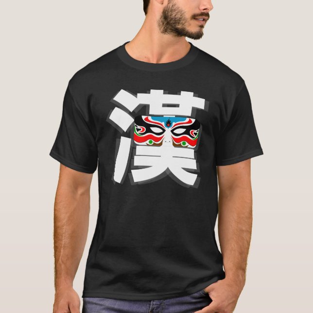 "HAN" - an abbreviation for Chinese in dark shirt (Front)
