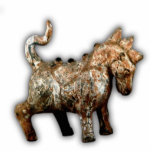 Han Dynasty artefact terracotta horse Standing Photo Sculpture<br><div class="desc">Ancient chinese Han dynasty terracotta horse digitally enhanced and brought to you by YANKAdesigns!</div>