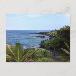 Hana Highway Beach, Maui, Hawaii Postcard