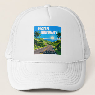 Hana Highway Maui Hawaii Landscape Trucker Hat