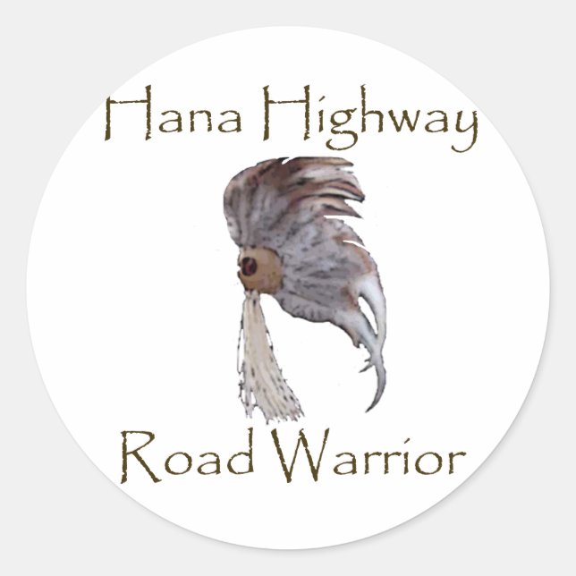 Hana Highway Road Warrior Sticker Sheets (Front)