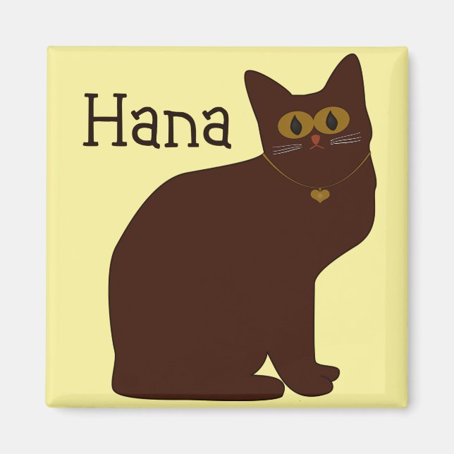 Hana Kitty Magnet (Front)