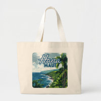 Hana Maui Hawaii Road to Hana Beach Coast Retro