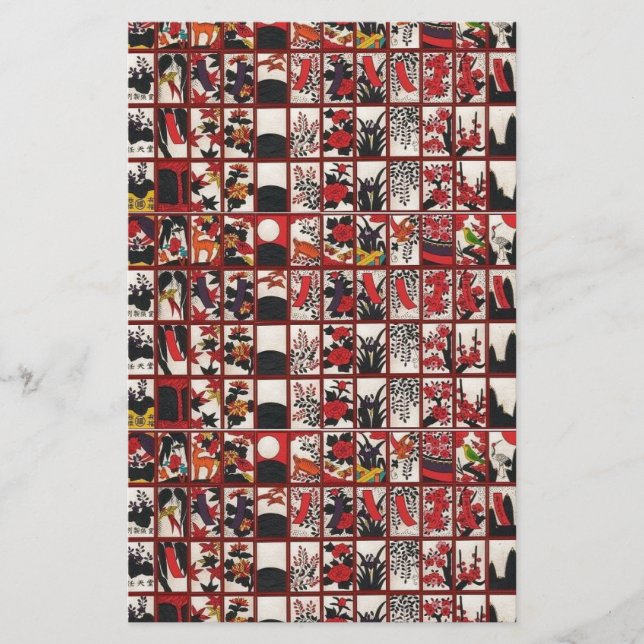 Hanafuda Love Stationery (Front)