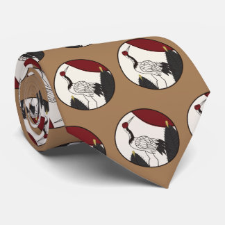 Hanafuda "Matsu-ni-tsuru" Tie