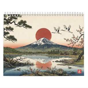Hanafuda Ukiyo-e Twelve Months of Japan Calendar