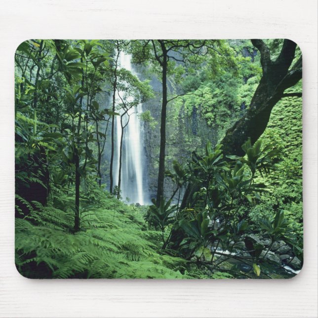 Hanakapiai Falls along the Na Pali Coast, Kauai, Mouse Mat (Front)