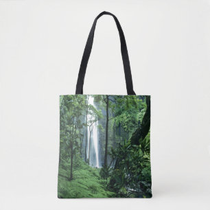 Hanakapiai Falls along the Na Pali Coast, Kauai Tote Bag