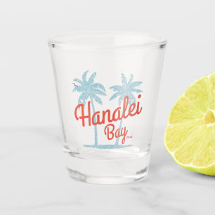 Hanalei Bay Hawaii Island of Kauai Souvenir Shot Glass