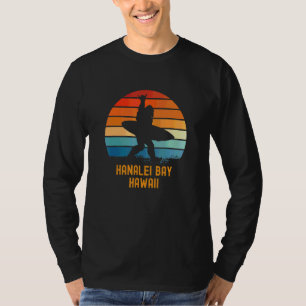 Hanalei Bay  Hawaii Sasquatch Souvenir T-Shirt