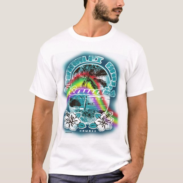 Hanalei Bay Hawaii T-Shirt (Front)
