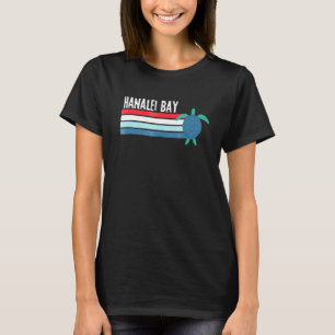 Hanalei Bay Hawaii Tropical Sea Turtle T-Shirt
