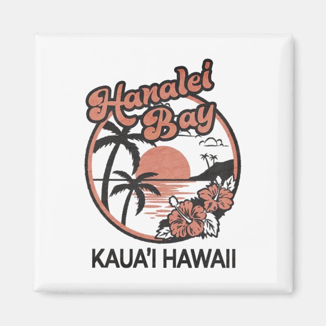 Hanalei Bay Kauai Hawaii  Magnet (Front)