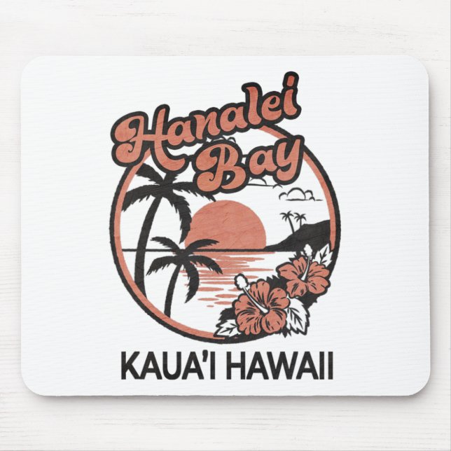 Hanalei Bay Kauai Hawaii  Mouse Mat (Front)